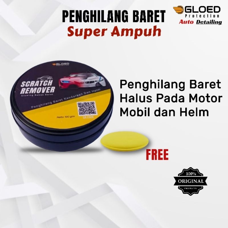 Gloed Scratch Remover/ Penghilang baret / Penghilang goresan body motor mobil dan Helm - Gambar 2
