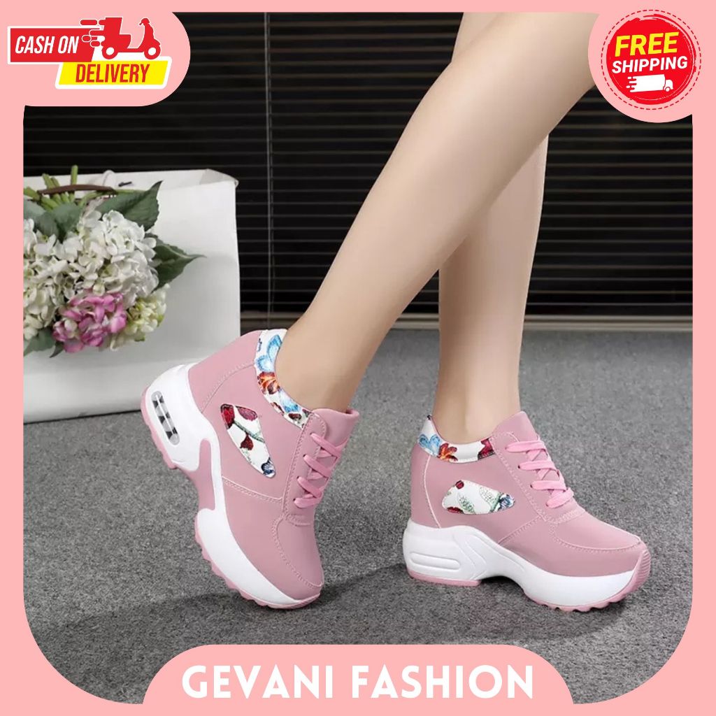 Gvn SHOES - ZUMBA/YOGA TRENDY SNEAKERS SHOES Floral Print Synthetic Theme  MCN 0221 | Shopee Singapore