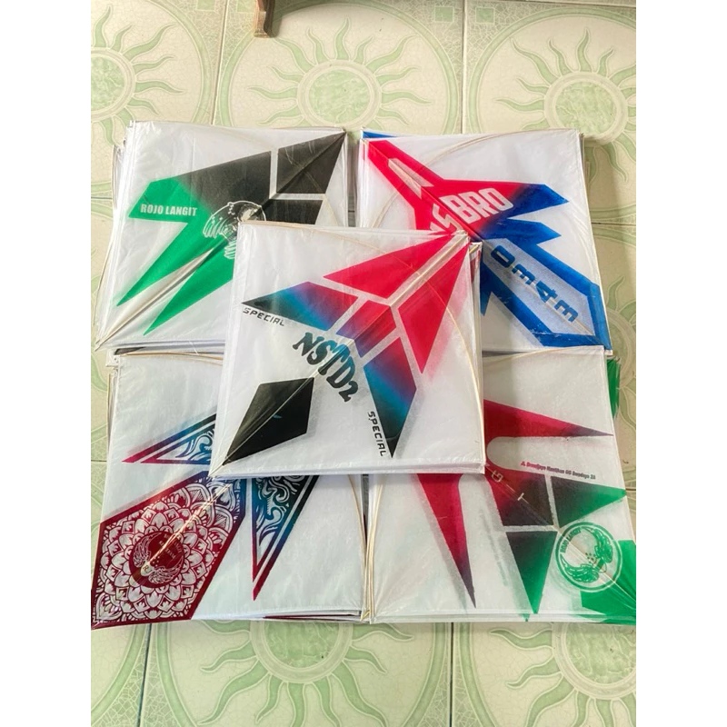 layangan Sukhoi standart 200pcs bonus4pcs