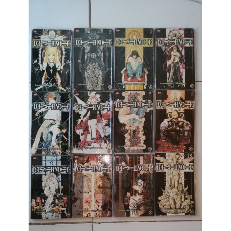 Full set Of second Hand death note Comics | Shopee Singapore