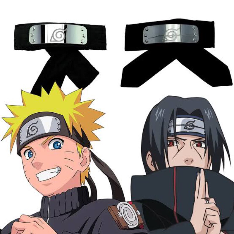 Naruto Headband Cosplay Ninja Villain Uzumaki Naruto Headband Naruto ...