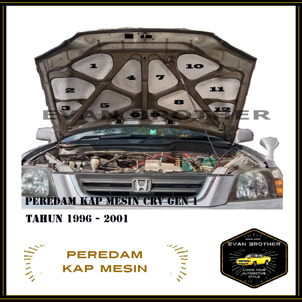 mesin-honda-crv-gen1-car-engine-hood-heat-damper-1996-2001-part-1