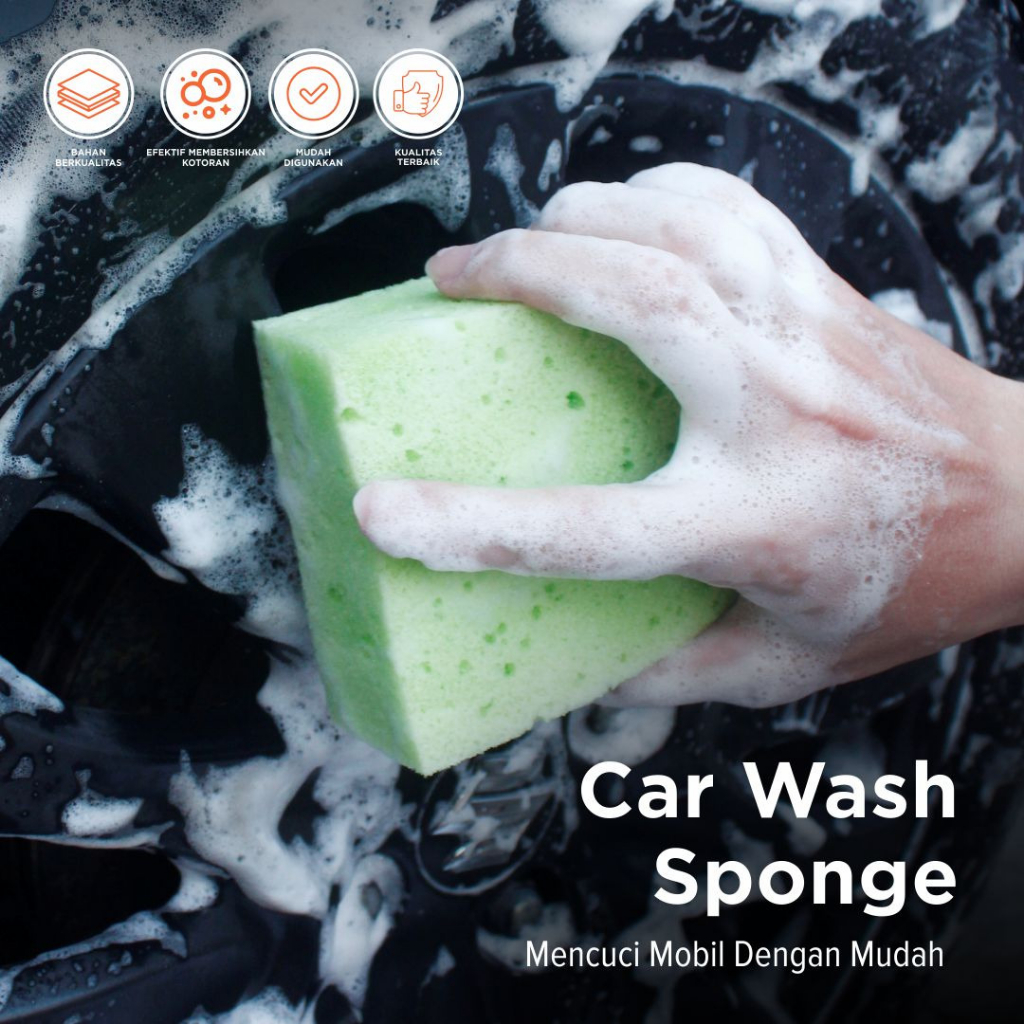 CaTalina Car Wash Sponge Spons Pembersih Pencuci Mobil Motor Serbaguna