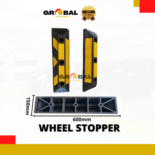 Wheel Stopper PVC/Car Parking Barrier/Wheel Tire Stopper Shopee Singapore