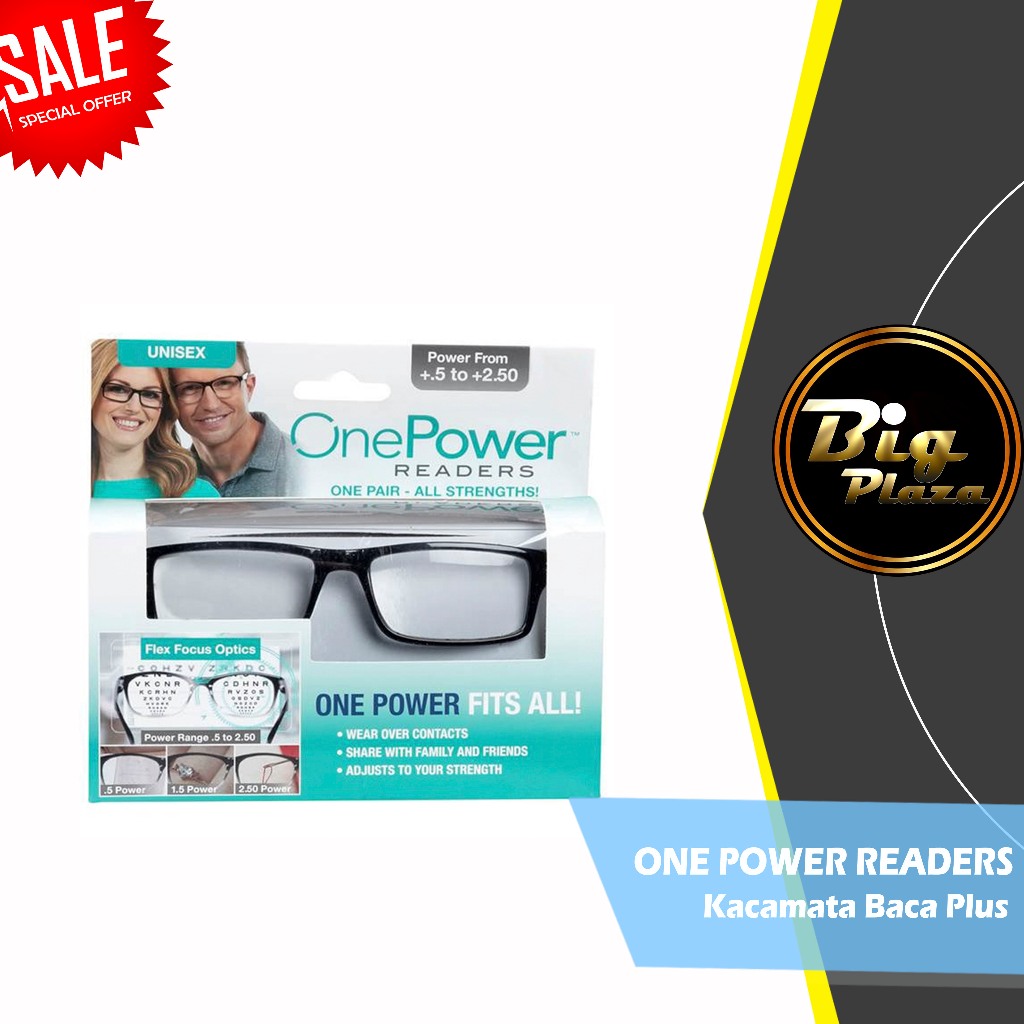 Plus power store reading glasses