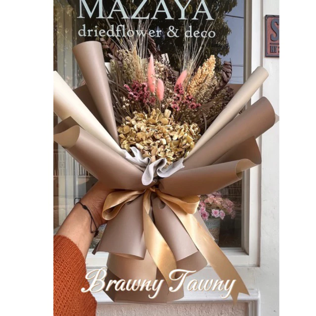 Buket bunga kering-  hadiah wisuda - kado ultah buket wisuda (Code: MZY 11) - Gambar 2