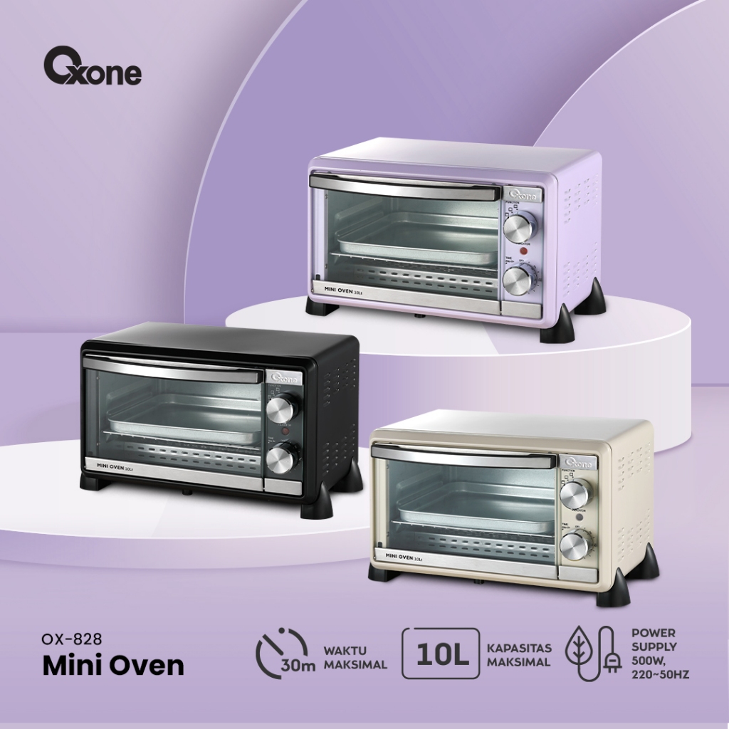 Oxone OX828 Mini Oven Toaster 2 in 1 Kapasitas 10L - Gambar 3