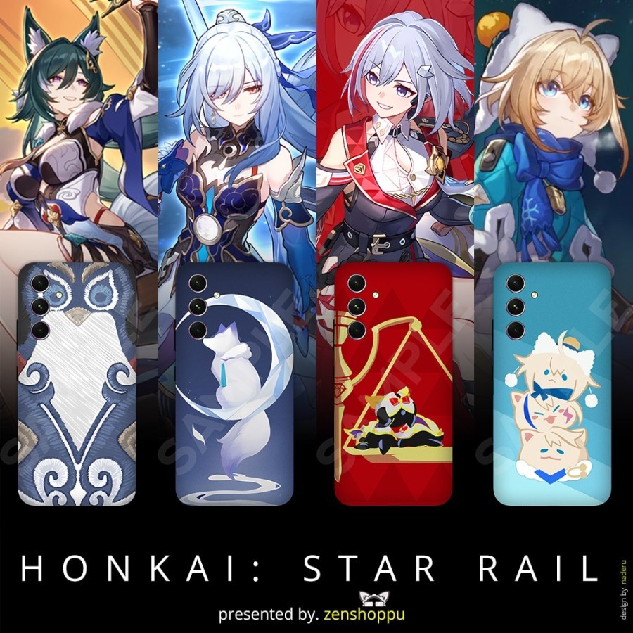 Casing HP Honkai Star Rail Jingliu Topaz Lynx Yukong CUSTOM CASE