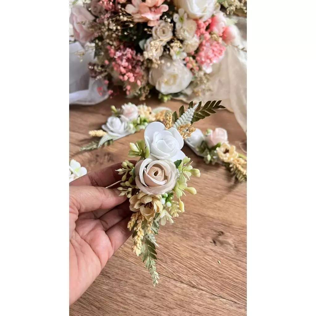 Rangkaian Bunga Rustic Hemat Waktu Mahar Cepat - Gambar 3