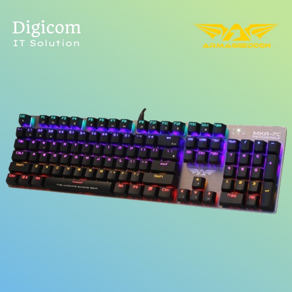 Armagedon MKA-7C Psycheagle Black KEYBOARD | Shopee Singapore