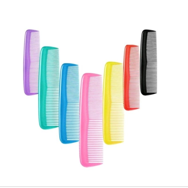 1PCS Sisir Rambut Saku Mini Pria Wanita Dewasa Sisir Sasak Hair Pomade Kecil Cowok Cewek Warna Hitam A169 - Gambar 2