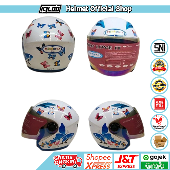 Helm Anak Kidzu Kids Fantasy Motif / Helm SNI - Gambar 2
