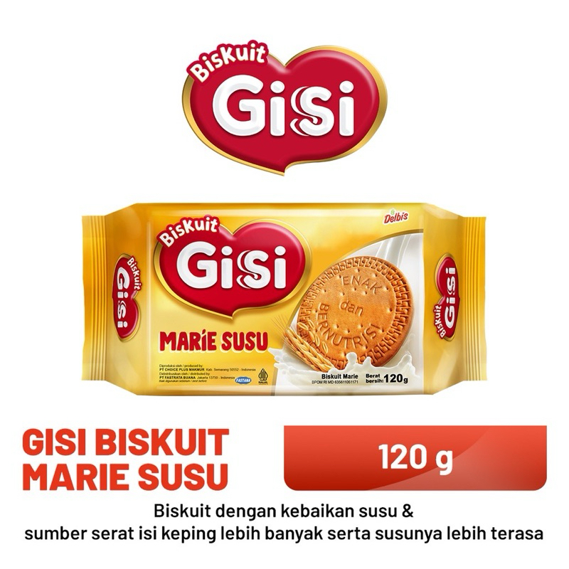 Gisi Biscuit Marie Milk Pack 120g ED OCTOBER 2024 | Shopee Singapore