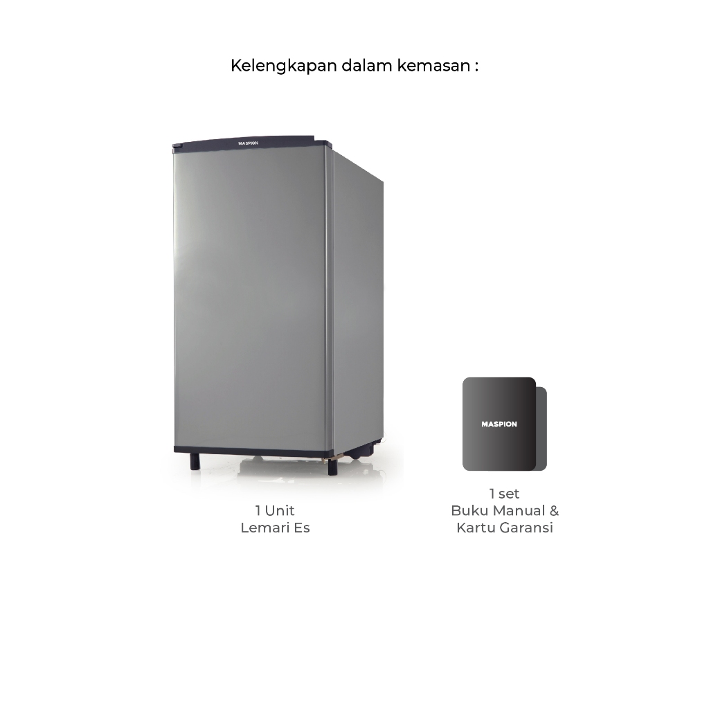 Maspion Kulkas Refrigerator Lemari ES 168 Liter URG-168 LE Series - Gambar 4