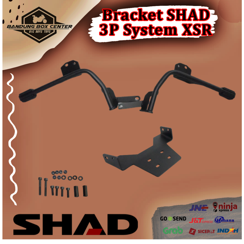 Sidebox Bracket SideBox Bracket Side Box Shad 3P System Yamaha XSR SH23 ...