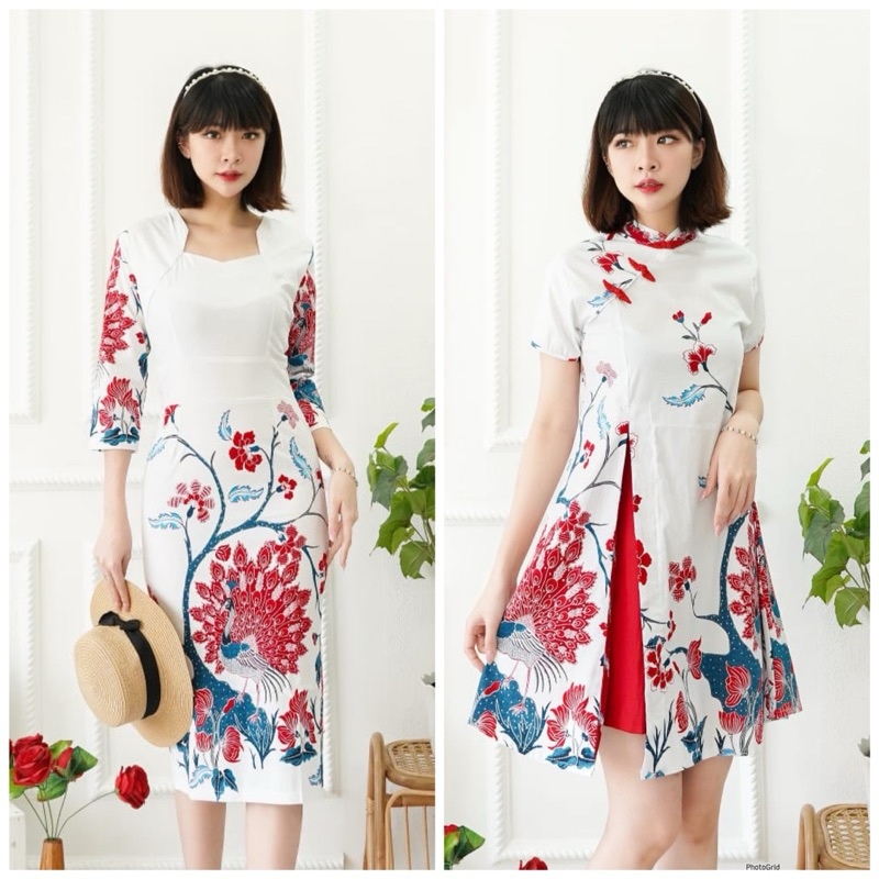 Cheongsam batik cheap modern