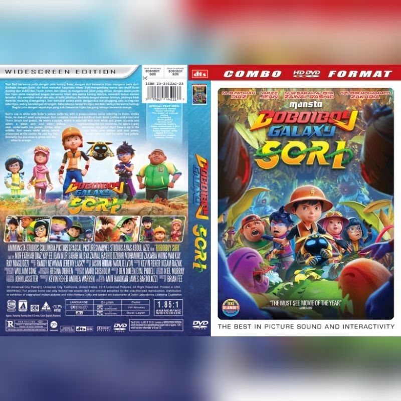 Boboiboy GALAXY SORI Animation Movie Cassette 2023 Shopee