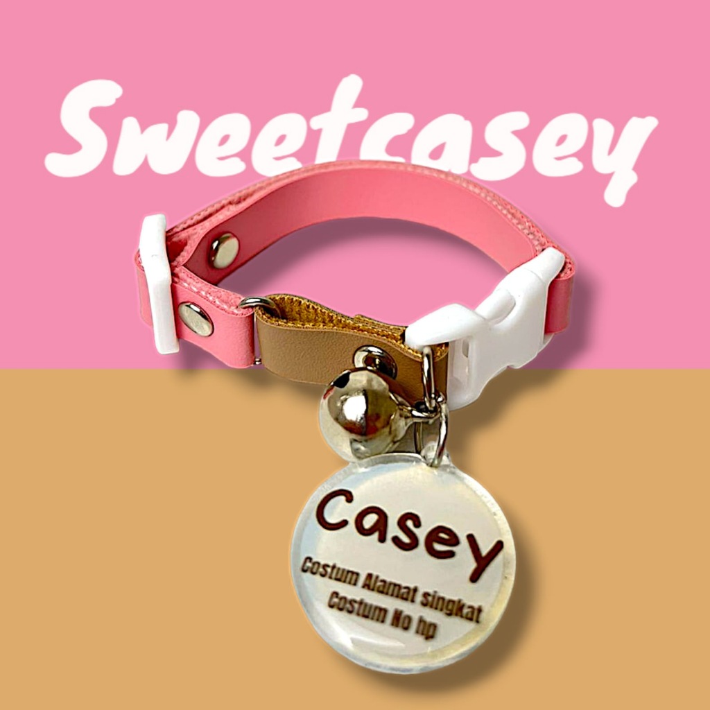 THREE TONE CAT NECKLACE FREE NAMA/KALUNG KUCING 3 WARNA GRATIS NAMA