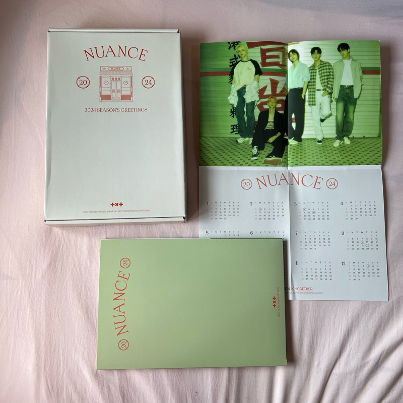 Txt sg24 Series Season's greeting 2024 outbox+folded poster+paper