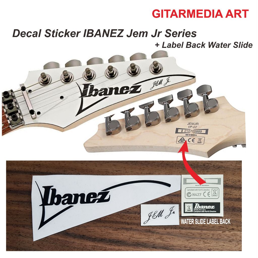 Ibanez logo jem jr sticker ibanez logo sticker decal ibanez logo jem jr ...