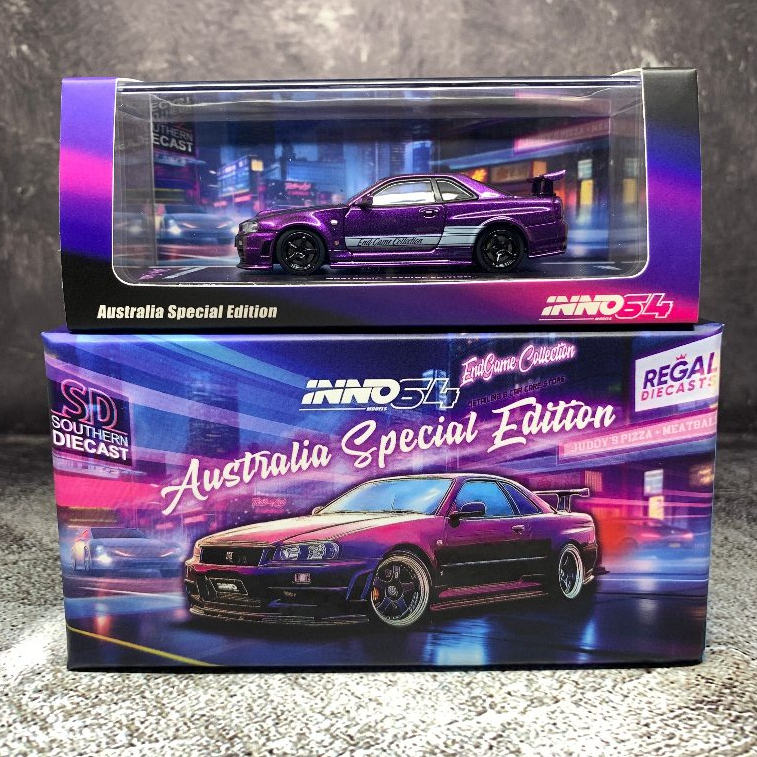 Inno64 Inno Nissan Skyline R34 Z-Tune ENDGAME Australia Special Edition ...