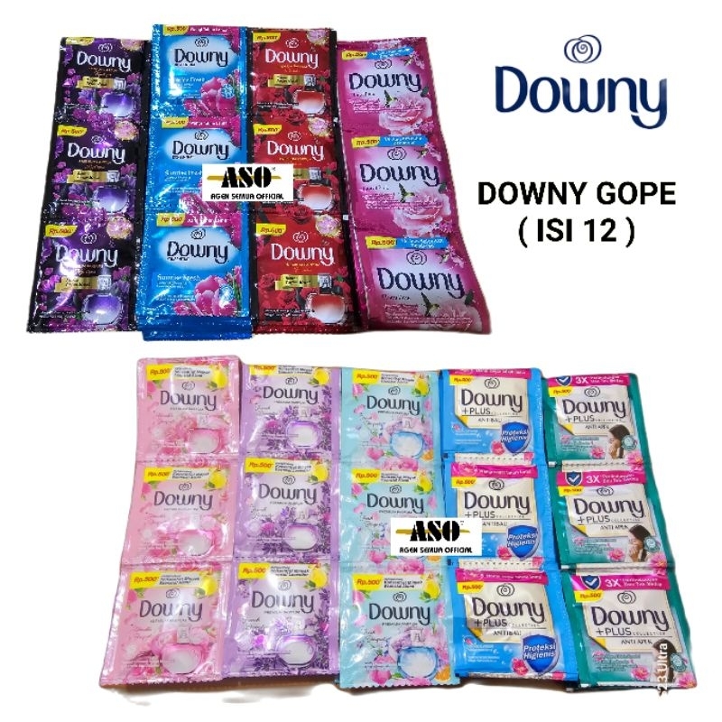 Downy 500 GOPE Pwangi & Pelembut Pakaian Wangi Parfum Mewah 8ml RENCENG ( ISI 12 ) - Gambar 2