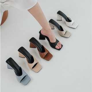 Electric blue block heels sales
