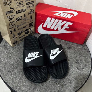 Red nike sandals for on sale men