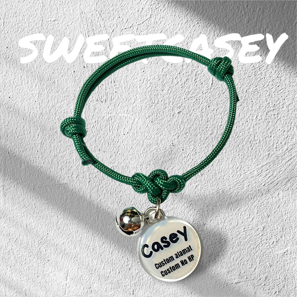 Eternity Cat Necklace Free Nama/Kalung Kucing Custom Nama