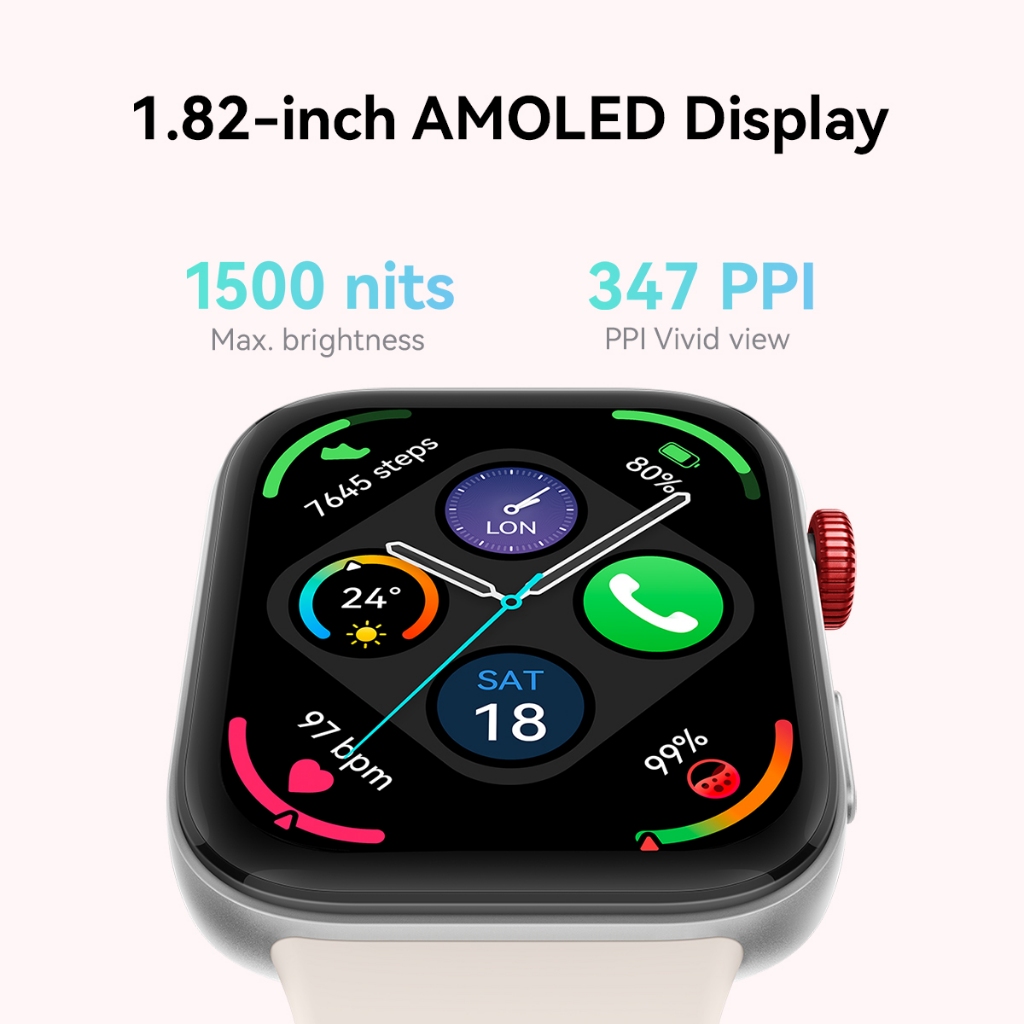 HUAWEI WATCH FIT 3 Smartwatch / Ultra-Slim Bezel-Free Design / 1.82" AMOLED Display / All-Round Fitness Management / Up to 10-Days Battery Life - Gambar 3