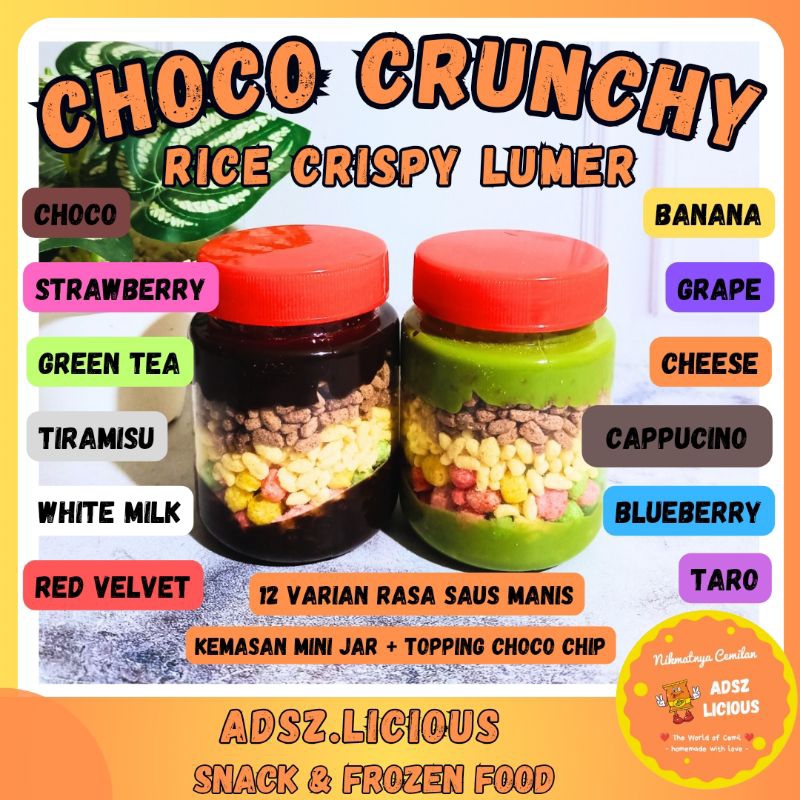 Choco CRUNCHY RICE CRISPY LUMER JAR | Rice CRISPY LUMERED JAR MINI JAR ...