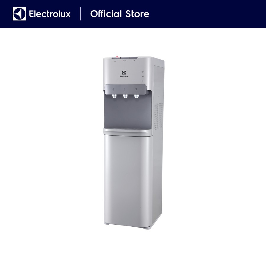 Electrolux Dispenser Air Galon Bawah Silver - Child Lock- Kompresor R600 Ramah Lingkungan - Air Sedingin Kulkas - EDBMFDXSF - Gambar 3