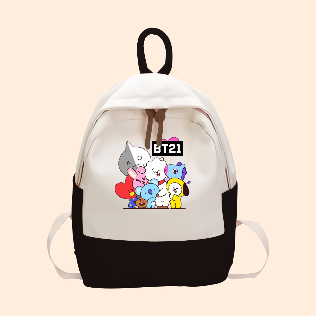 Kpop BTS BT21 Children's Bag for Elementary School Kindergarten