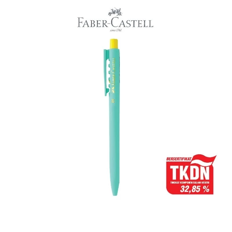 Faber-Castell Ballpoint Pen P7 Pastel 0,7 Black Ink - Gambar 3