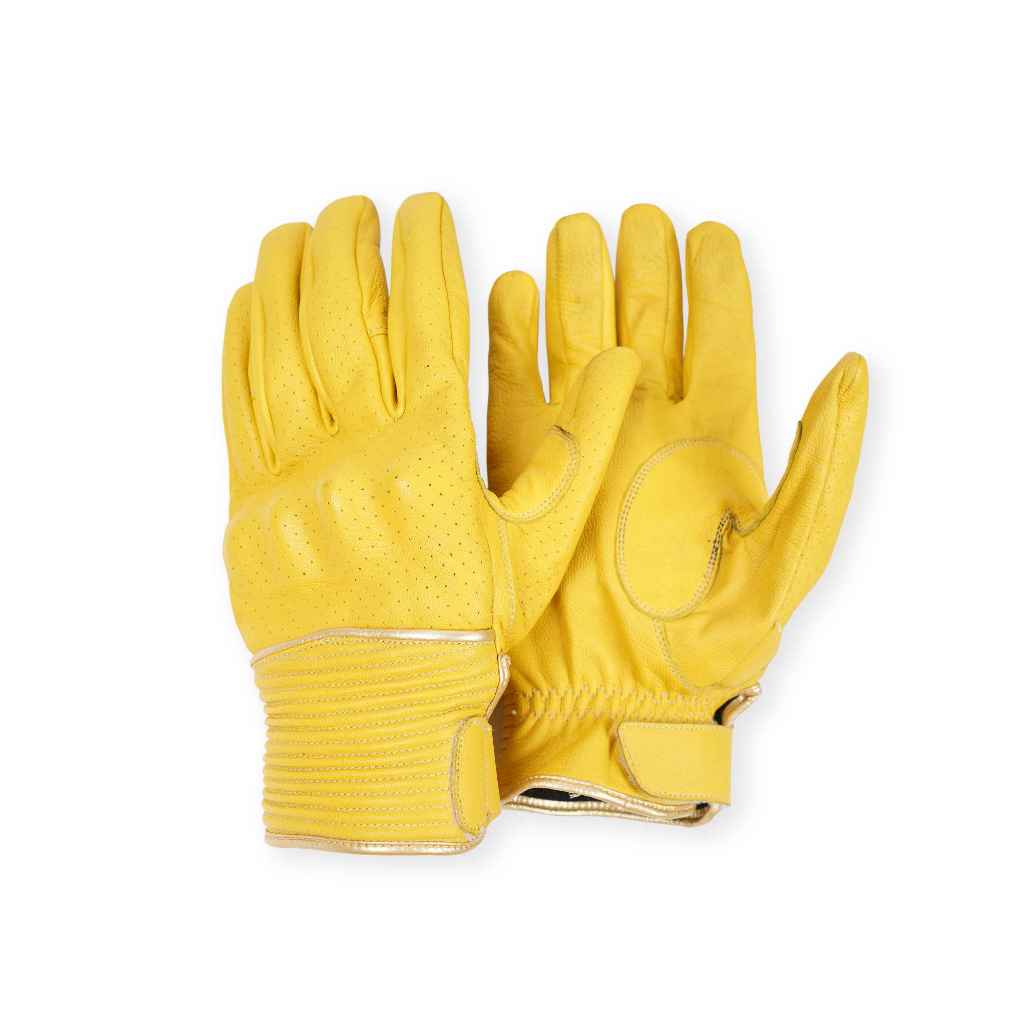 Northy Byron / Sarung Tangan Kulit Motor Batok / Leather Gloves Knuckle Protector - Gambar 3