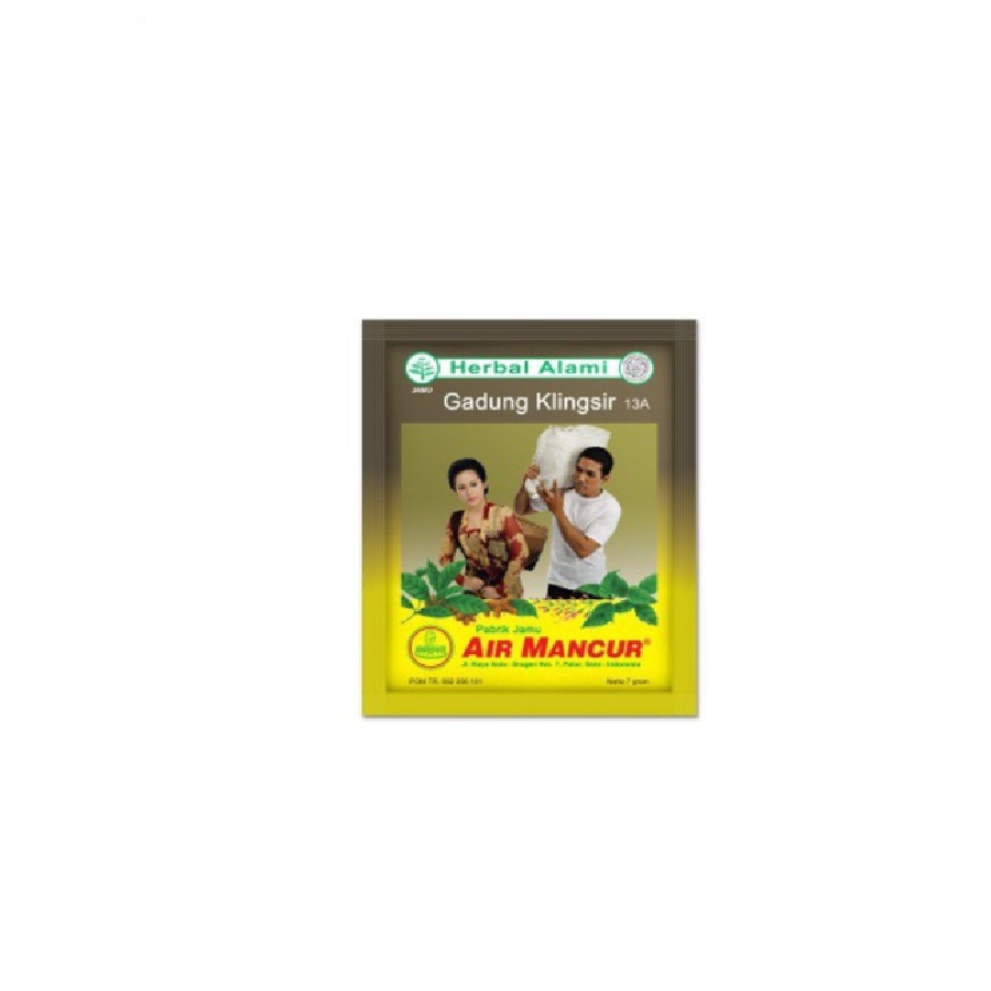 Air Mancur Jamu Serbuk Gadung Klingsir 10x7gr - Meredakan Pegal Linu - Gambar 2