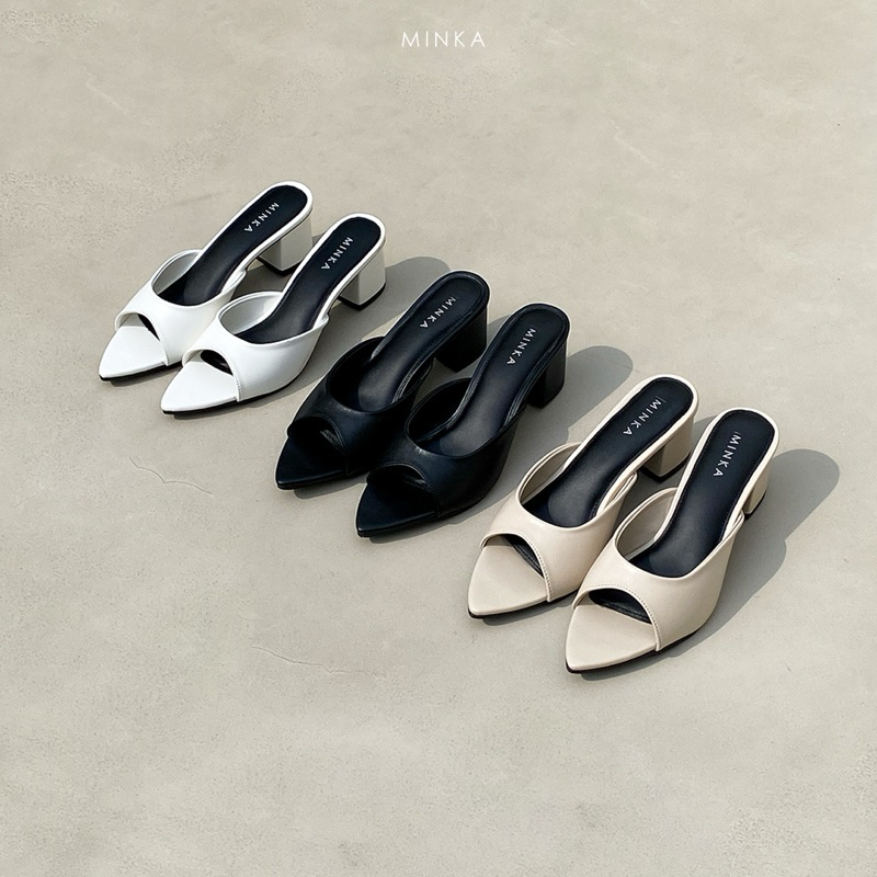 MINKA Mia Block Heels | Shopee Singapore