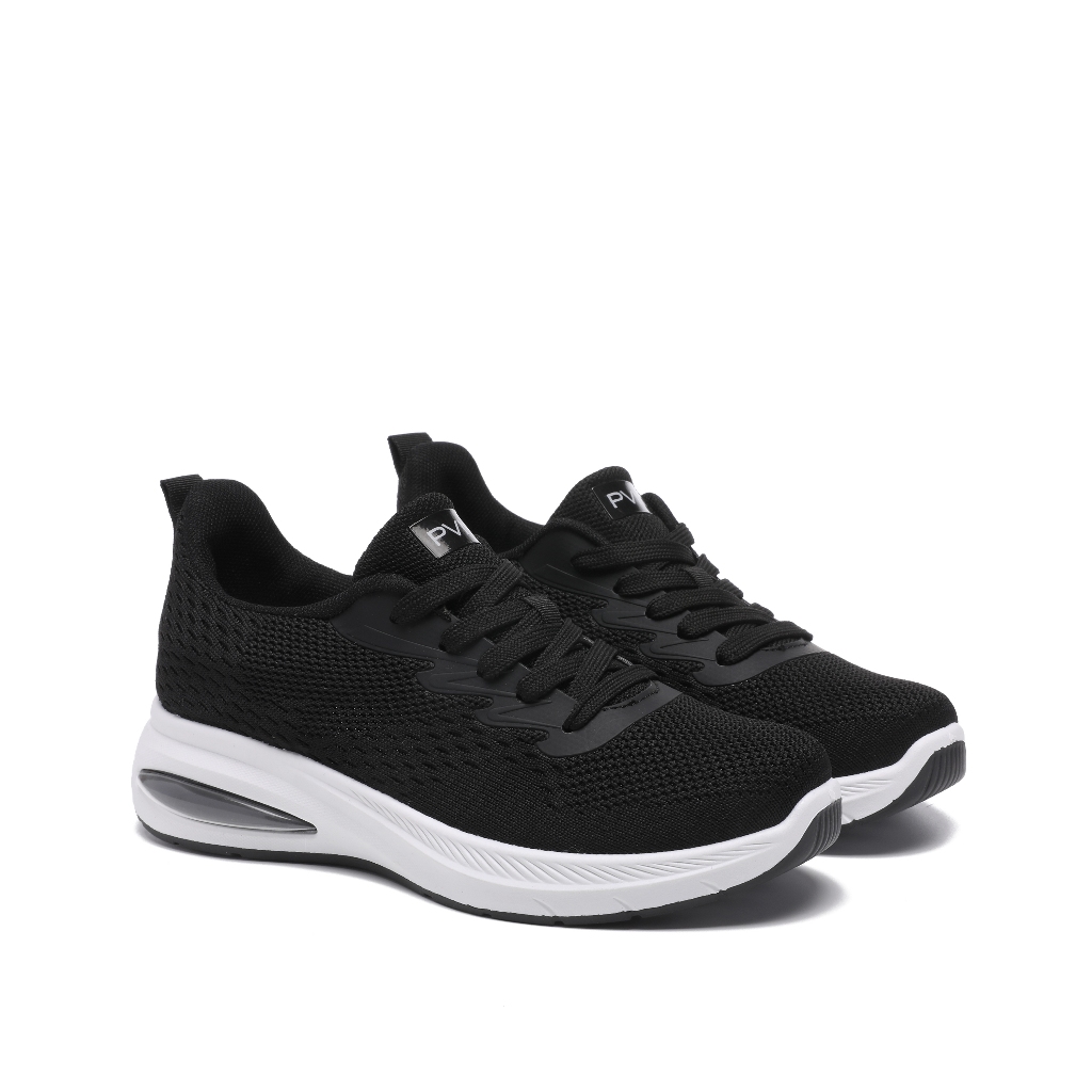 PVN Yeorin Sepatu Sekolah Hitam Sneakers Olahraga Wanita Sport Shoes Black 262 - Gambar 4