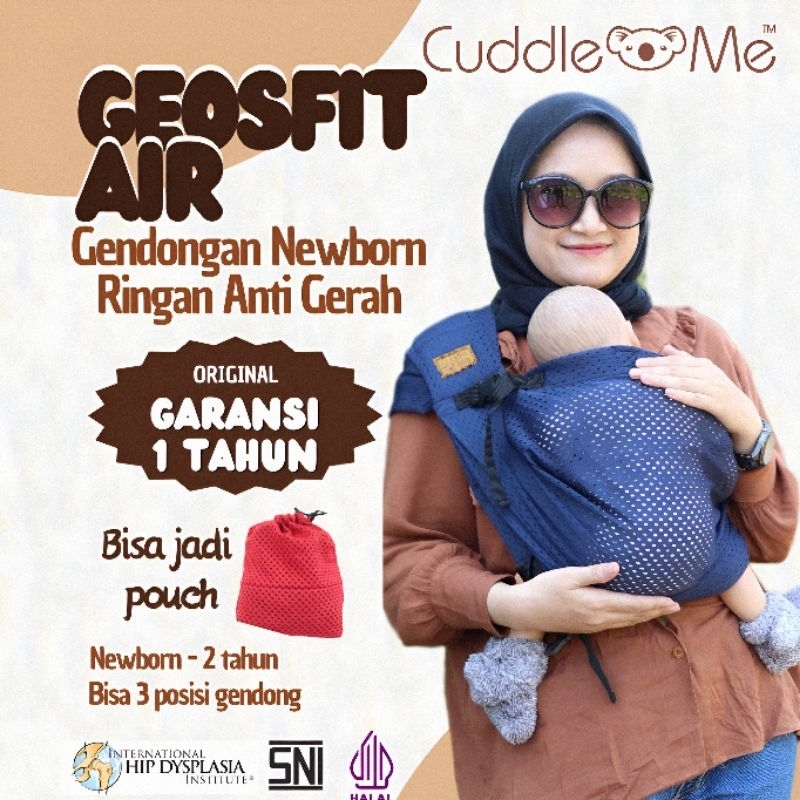 Cuddleme Geosfit Air Sporty Spessa Newborn Toddler Practical