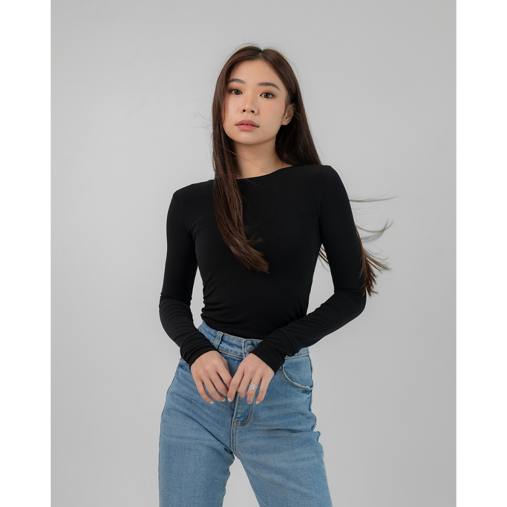 Evertops Long Elena Longsleeve Shopee Singapore