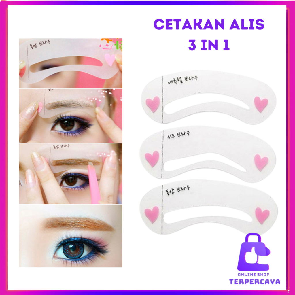OST 3 IN 1 Mini Eyebrow Template Kit 3in1 Eyebrow Printer 3 Eyebrow ...