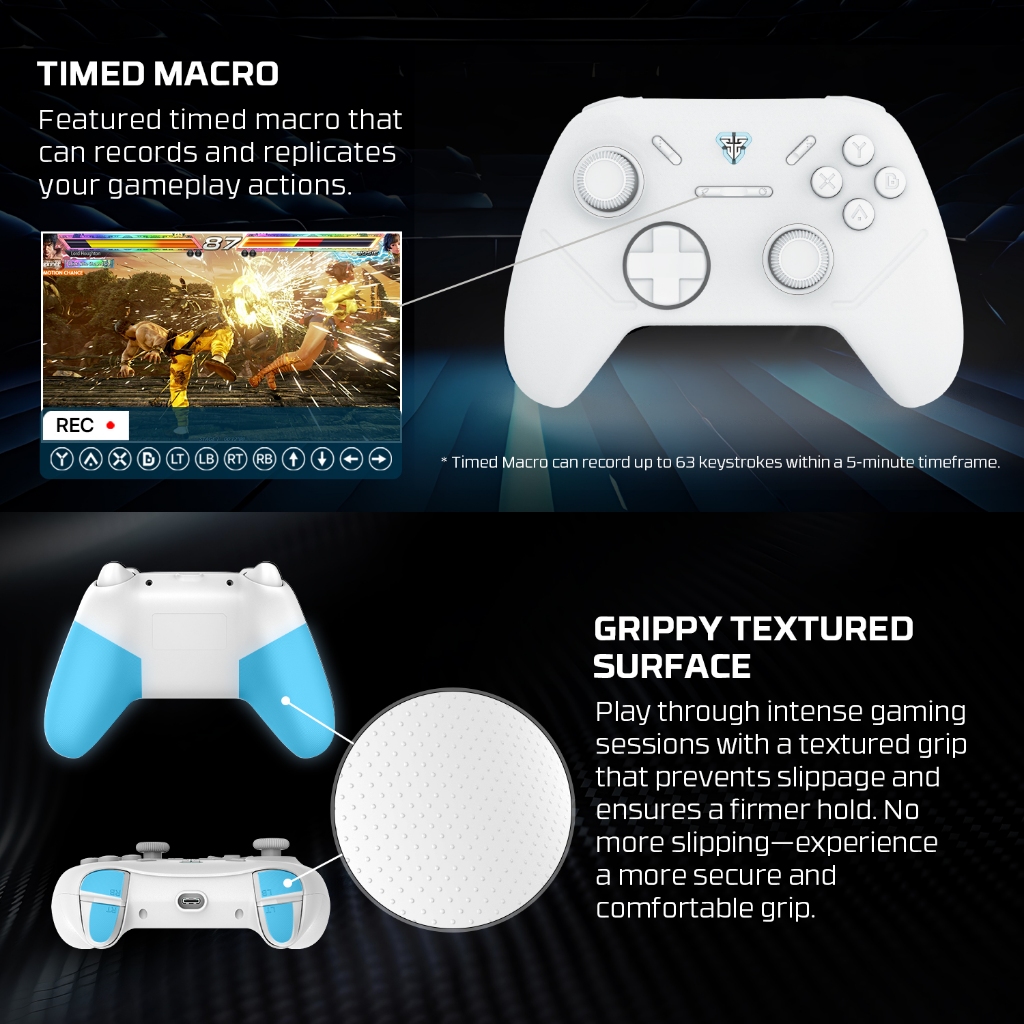 Fantech WGP13 / WGP-13 / WGP13s / WGP-13s Shooter III 3 Wireless Gamepad Joystick - Gambar 2