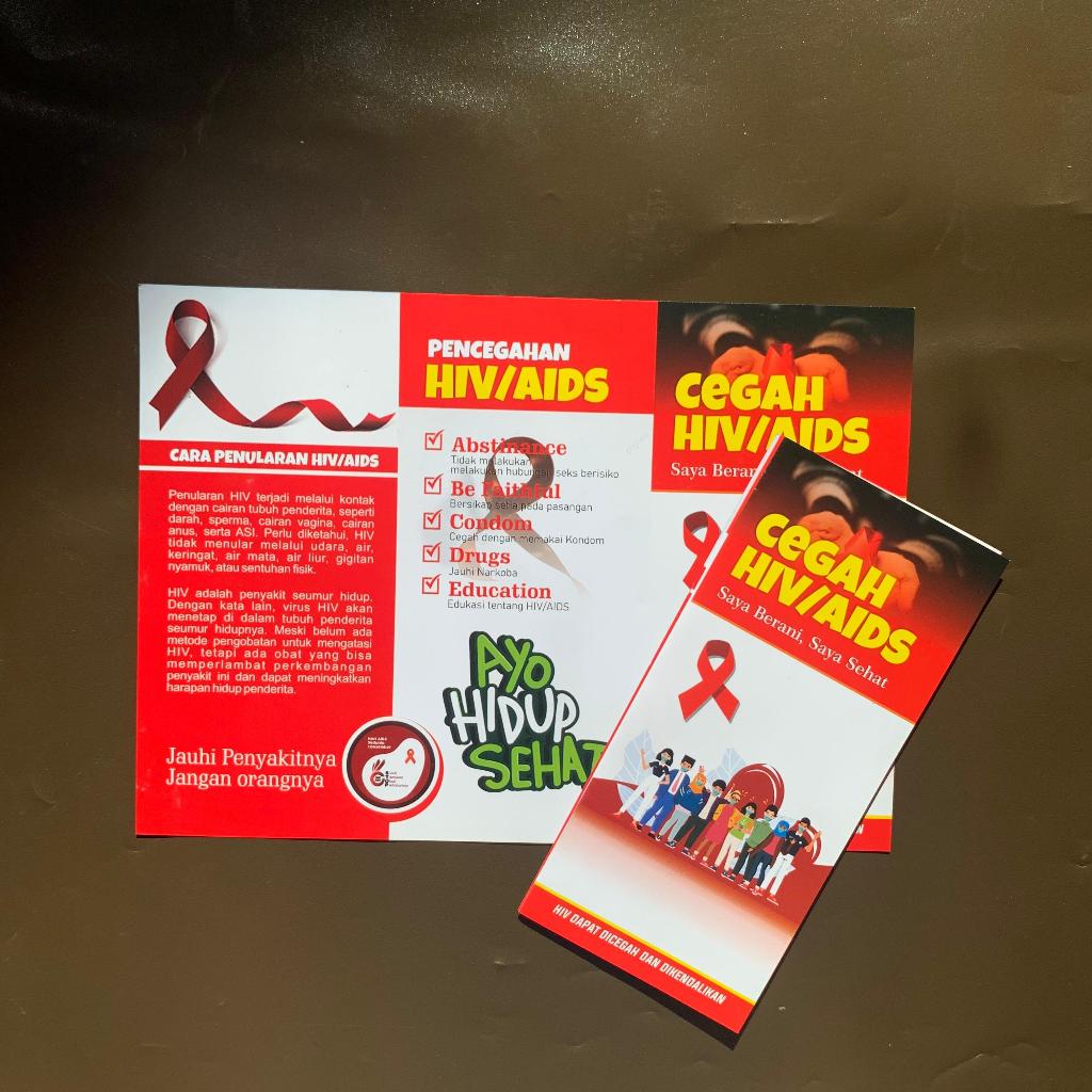 Health Brochure | Leaflet Prevents HIV AIDS | Educational Media for the ...