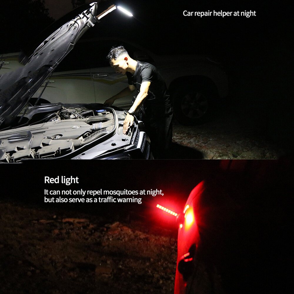Senter LED FT20 Portable Magnet COB Charger 7 Mode - Gambar 3
