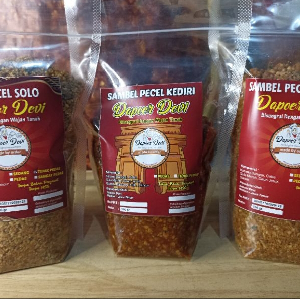 1kg Kediri Dapoer Devi Pecel Sauce/Kediri Special Pecel Seasoning ...