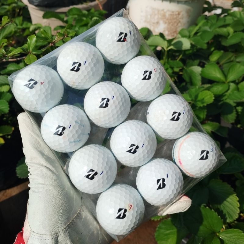Package Of 12Pcs Bridgestone Tour Golf Balls B Xs,RX, RXS,X,Tiger Grade