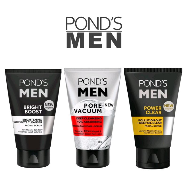 Ponds MEN LIGHTNING OIL CLEAR FACIAL WASH 100g | Shopee Singapore