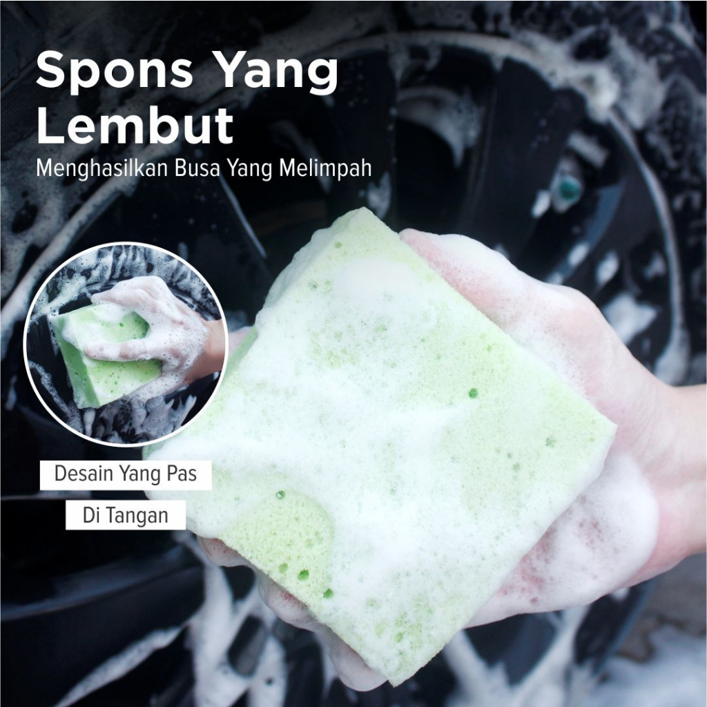 CaTalina Car Wash Sponge Spons Pembersih Pencuci Mobil Motor Serbaguna - Gambar 3