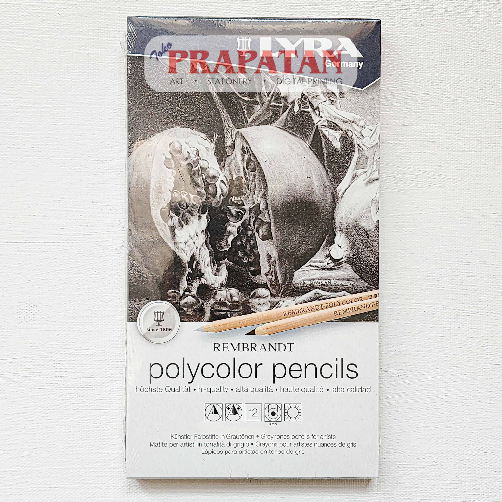 Lyra Rembrandt Polycolor Pencils Set 12C Tin Box | Color Pencil Set ...