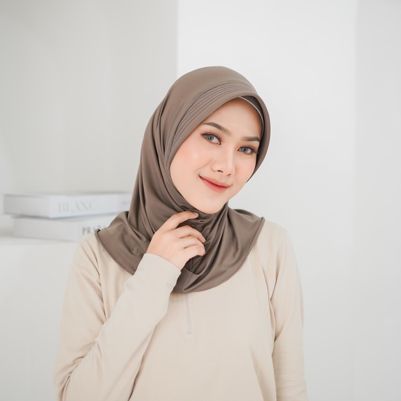 Disa Hijab - Jilbab Sport Hijab instant Ukuran S M L Jersey Standar Part 2 - Gambar 2